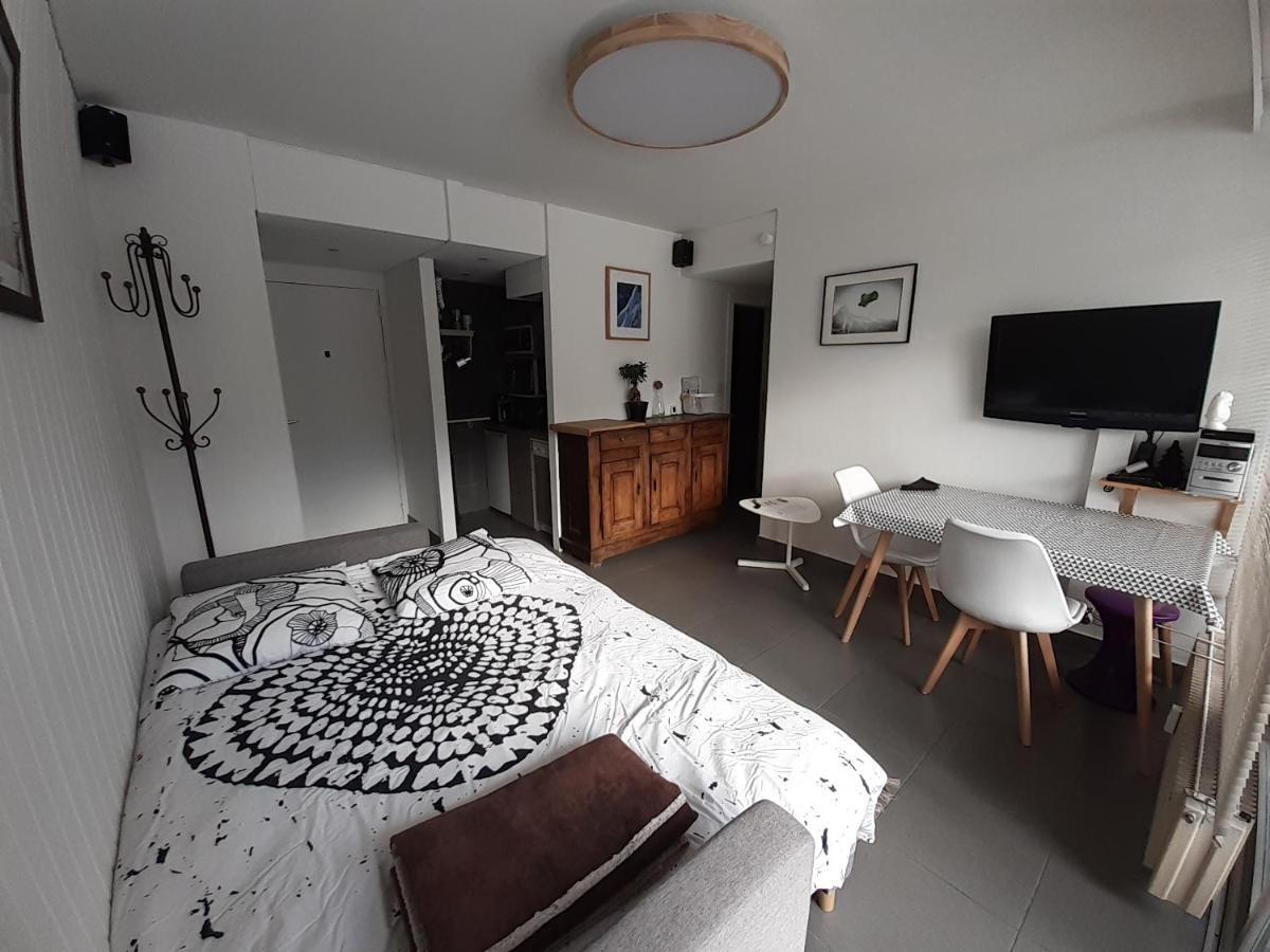 Studio Quartier Calme Centre Ville Vue Mont Blanc Chamonix Luaran gambar