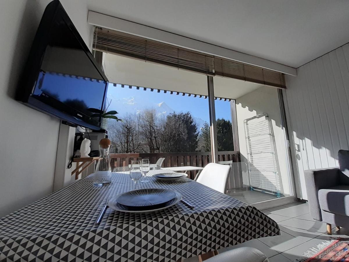 Studio Quartier Calme Centre Ville Vue Mont Blanc Chamonix Luaran gambar